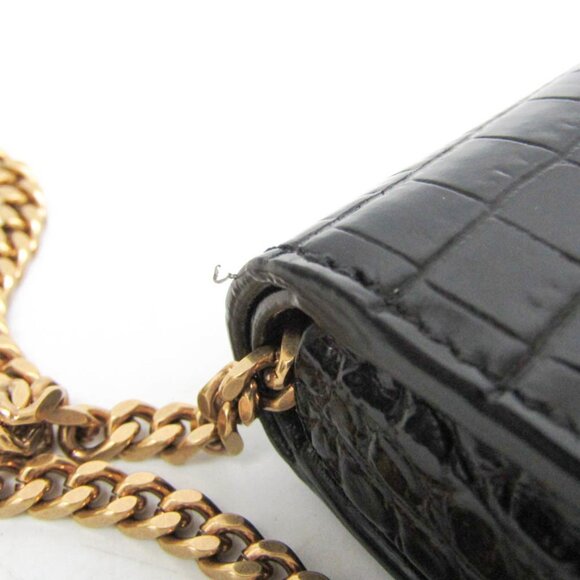 SAINT LAURENT Black Leather Wallet - Picture 6 of 12